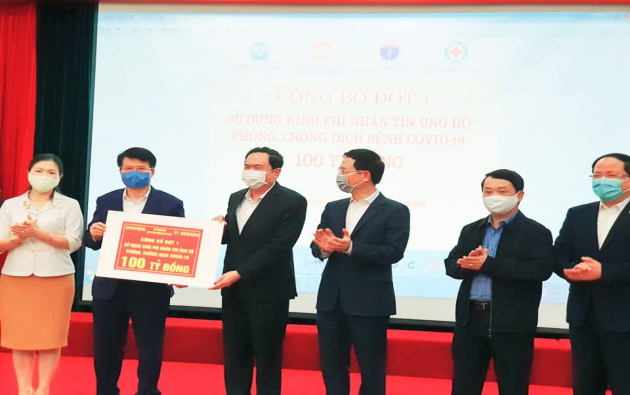 Đưa 100 tỷ đồng kinh phí nhắn tin đợt 1 vào sử dụng ủng hộ PCD Covid-19